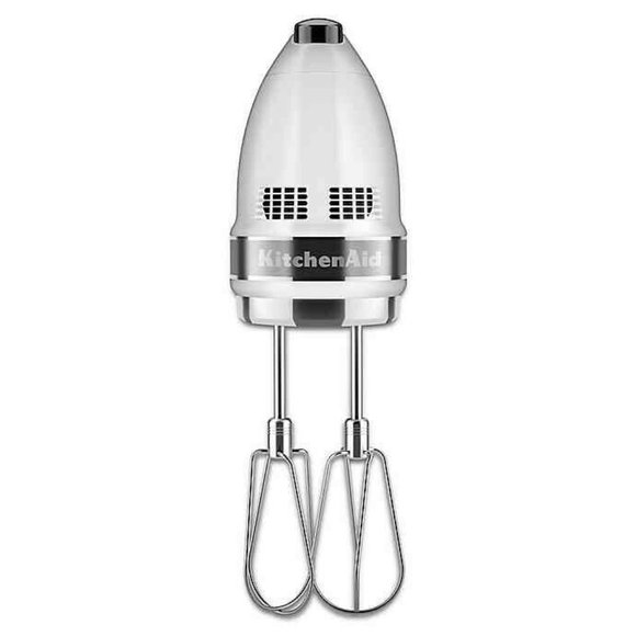 new in box WHITE KitchenAid Soft Start 7-Speed Hand Mixer Model KHM7210WH - Picture 3 of 11